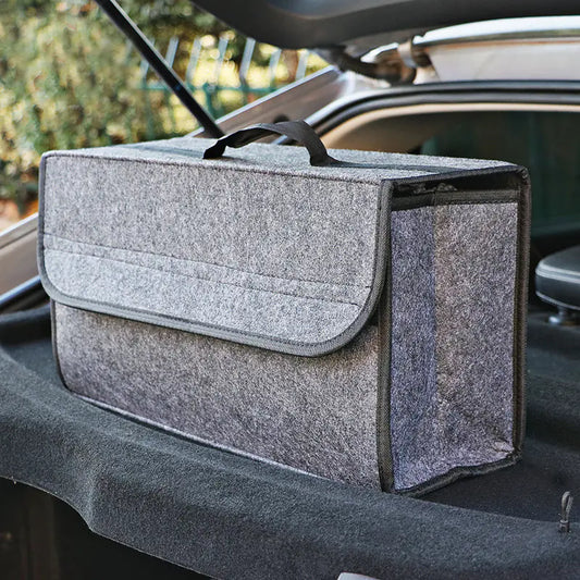 Foldable Felt Car Storage Box Organizer